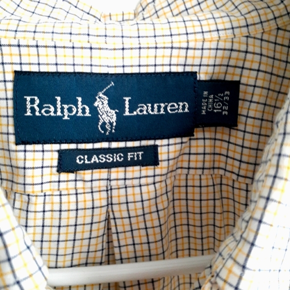 Ralph Lauren Polo Long Sleeved Button Down, Sz 16.5/ 32-33 - Picture 3 of 7